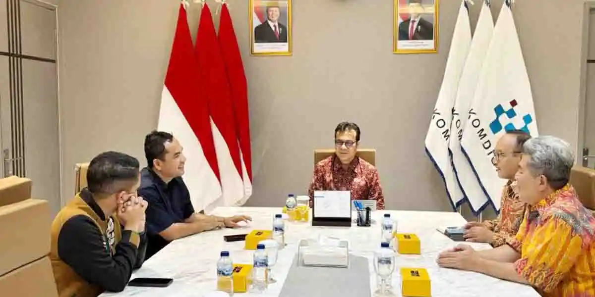 Wali Kota Lhokseumawe Temui Wamen Komunikasi dan Digital