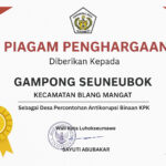 Peletakan Batu Pertama Pembangunan 4 Unit Rumah Layak Huni di Gampong Seuneubok